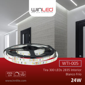 Tira 300 LED 2835 5M 24W Interior Bf Winled