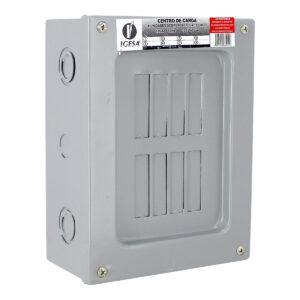 Centro de Carga 8 Circuitos Sobreponer 100AMP