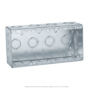 Caja Met 4x4 Ko 1/2 Profunda 1-1/2 Raco