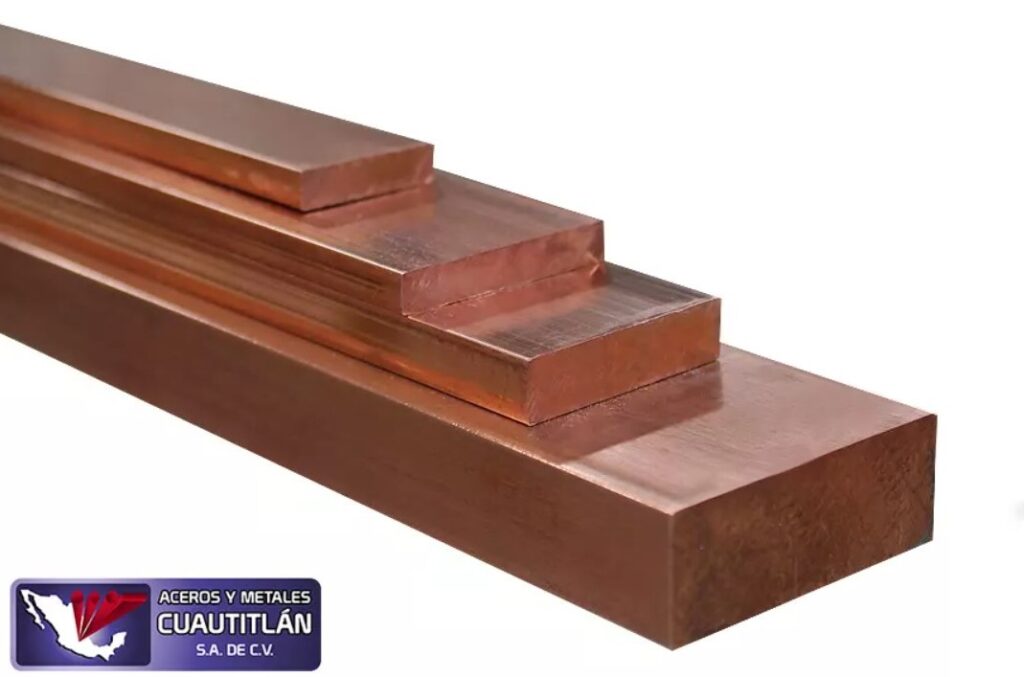 Solera de Cobre de 1/4 X 1 1/2 X 27