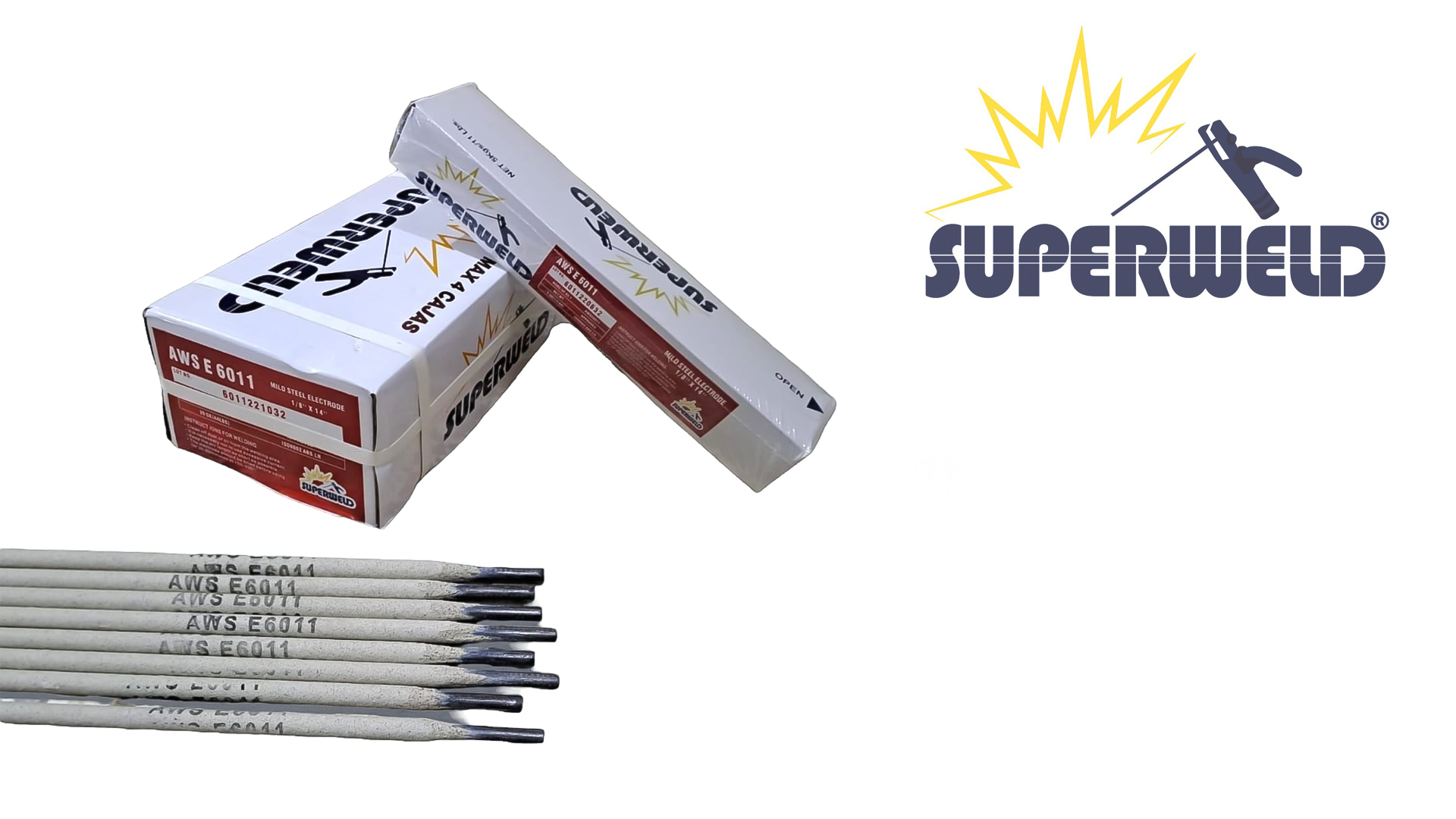 Soldadura 6011 5/32 Sureweld Paquete con 1 Kilo