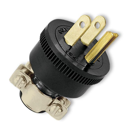 Clavija 15 Amp con Tierra