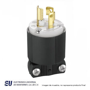 Clavija China Metal 2p, 3h, - 15A 127V