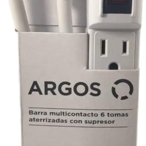 Barra de 6 Constactos con Supresor 15AMP