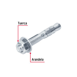 Taquete Arpon Aa 1/2 X 3 3/4 -  Pulgadas