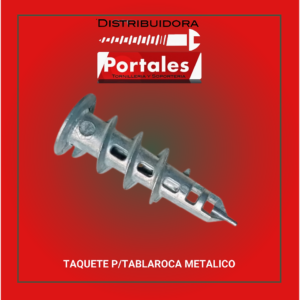 Taquete Tablaroca Metal con T Tqz 8 T