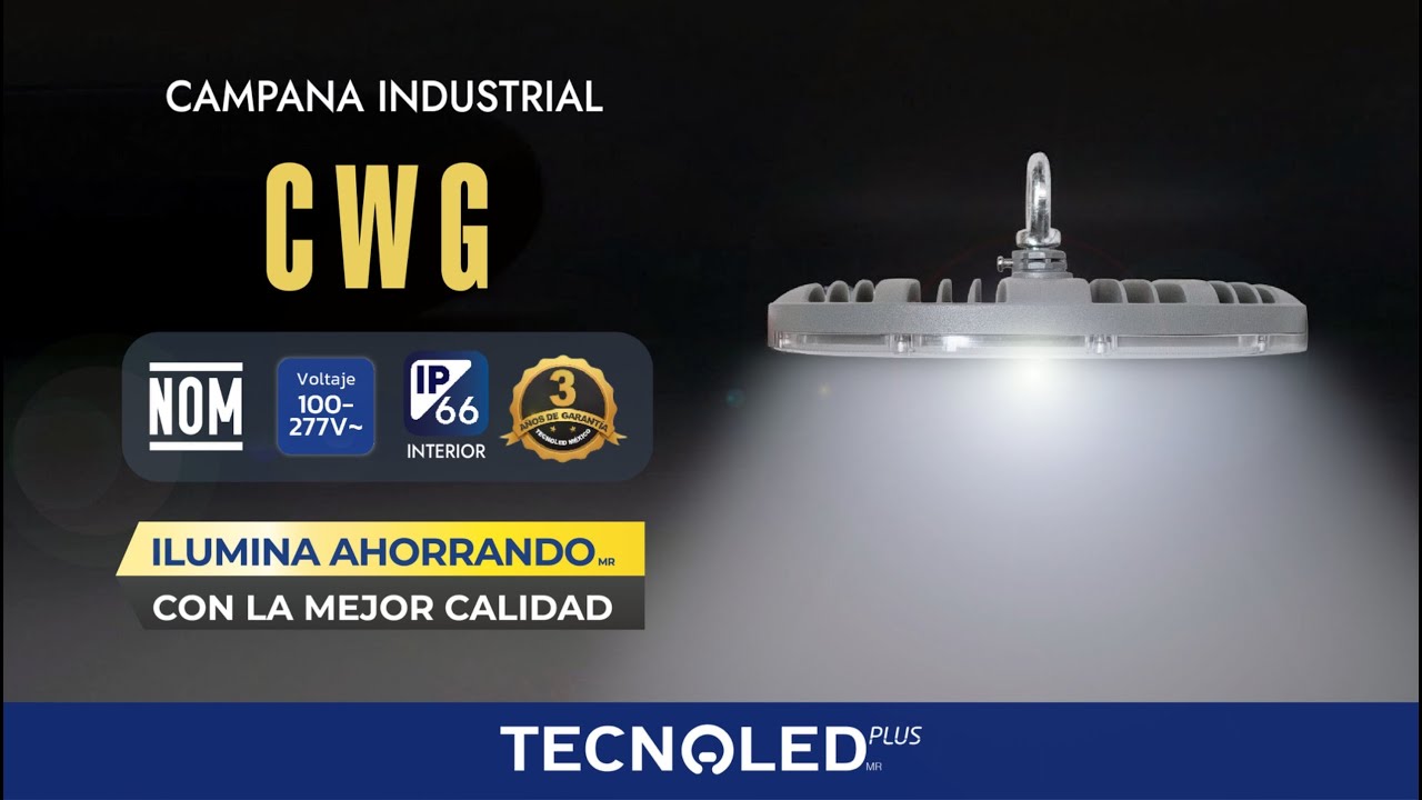 Campana Industrial Cwg 6000 Lm Luz Fría 6500K