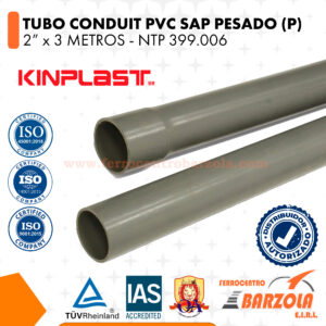 Tubo PVC T. Pesado - 2 1/2 Pulgadas