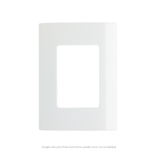 Placa de 3 Mod Chasis Blanca 2573-BA