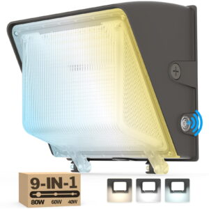 Wallpack Modeloforwall Swichable, 80w/100w/120w, 30K / 40