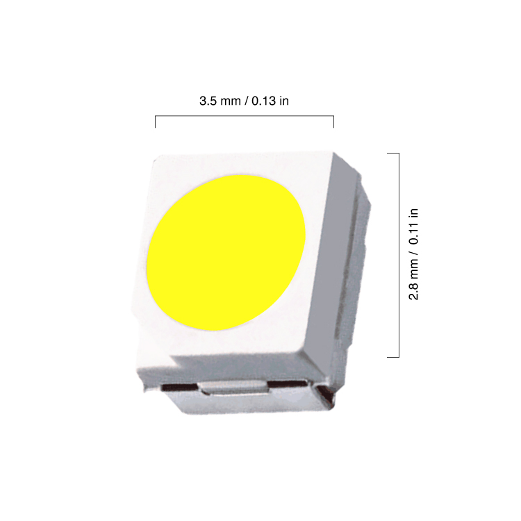 Modulo 3 LED Smd3528 Calido