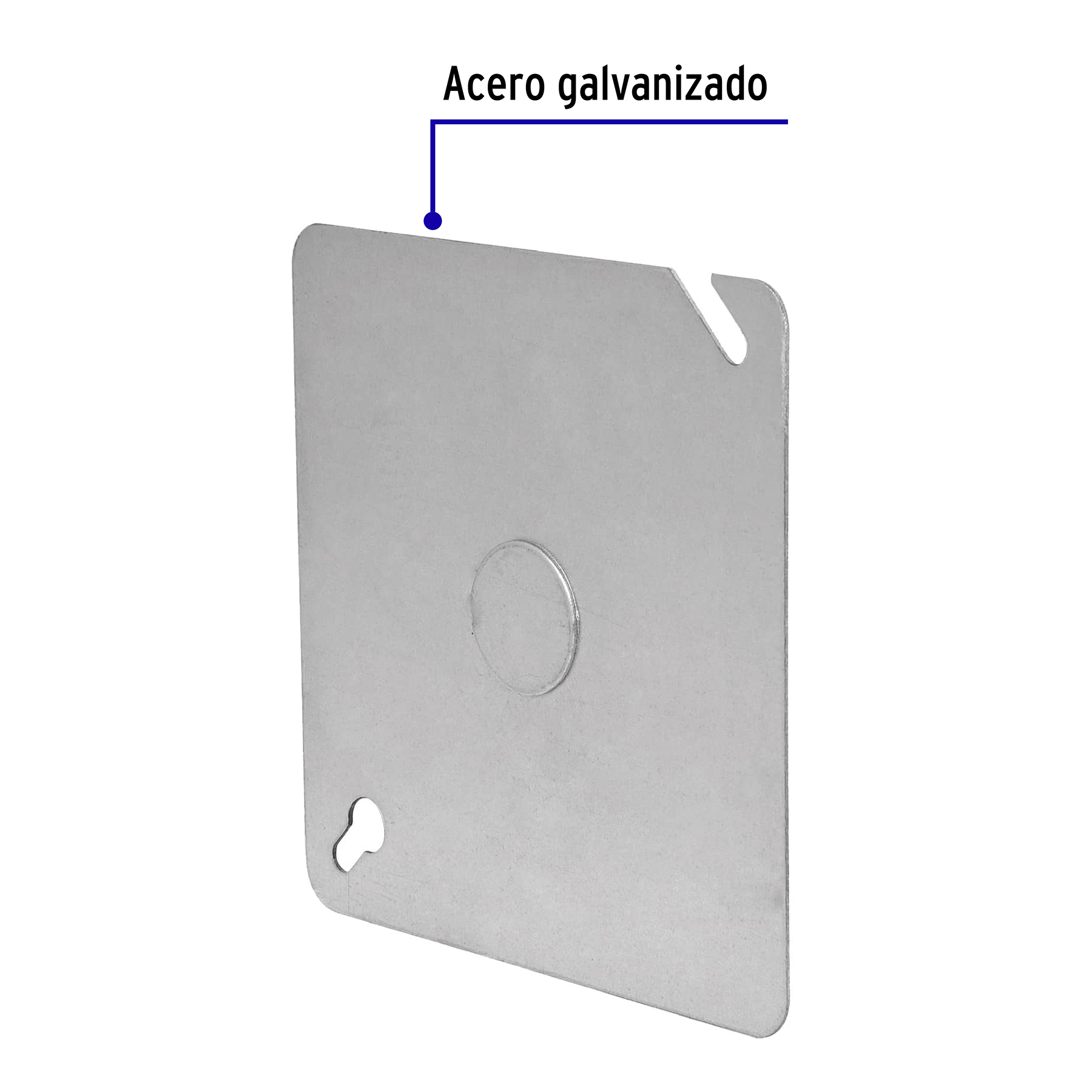 Tapa de 4" X 4" para Caja Cuadrada Reforzada, Volteck - Image 2